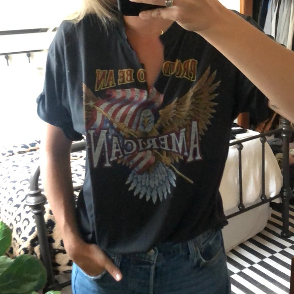 Vintage proud to be an American tee - Picture 2 of 5